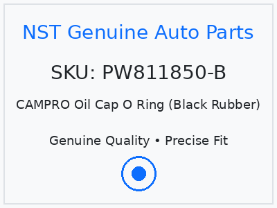 CAMPRO Oil Cap O Ring (Black Rubber)