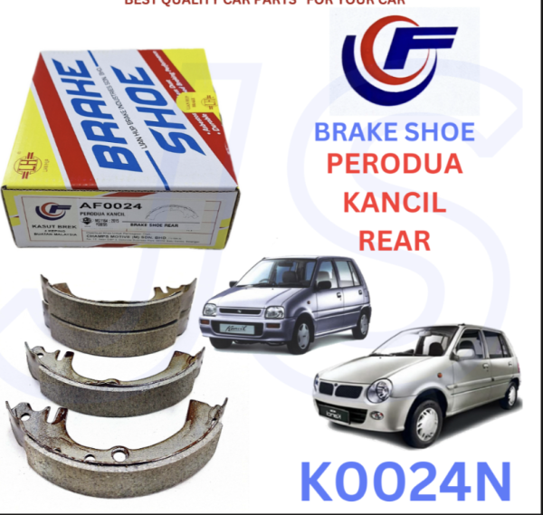 PD Kancil Rear Brake Shoe (Set=4pcs)