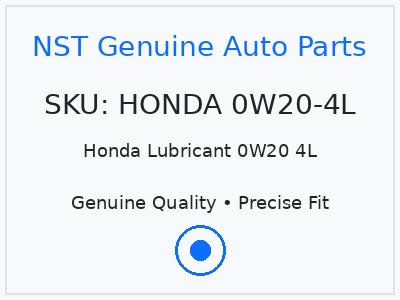 Honda Lubricant 0W20 4L