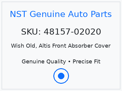 Wish Old, Altis Front Absorber Cover