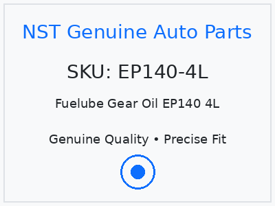 Fuelube Gear Oil EP140 4L