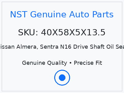 Nissan Almera, Sentra N16 Drive Shaft Oil Seal