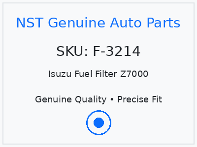 Isuzu Fuel Filter Z7000