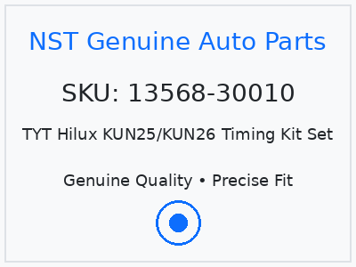 TYT Hilux KUN25/KUN26 Timing Kit Set