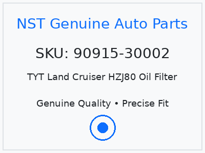 TYT Land Cruiser HZJ80 Oil Filter