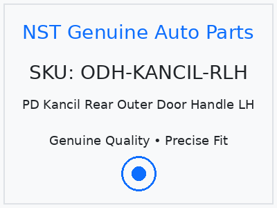 PD Kancil Rear Outer Door Handle LH