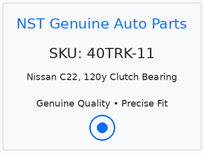 Nissan C22, 120y Clutch Bearing