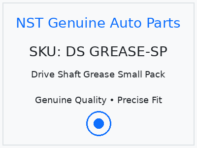 Drive Shaft Grease Small Pack