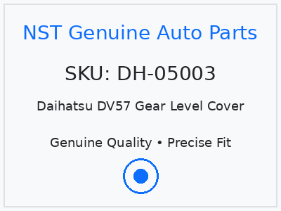 Daihatsu DV57 Gear Level Cover