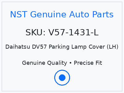 Daihatsu DV57 Parking Lamp Cover (LH)