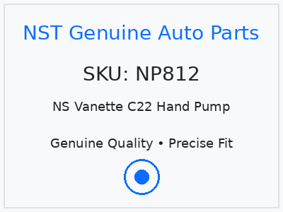 NS Vanette C22 Hand Pump