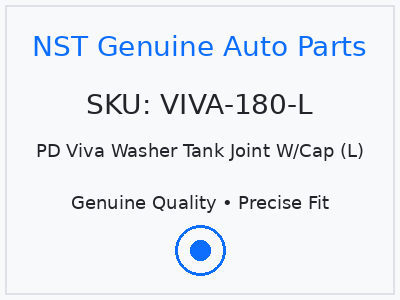 PD Viva Washer Tank Joint W/Cap (L)