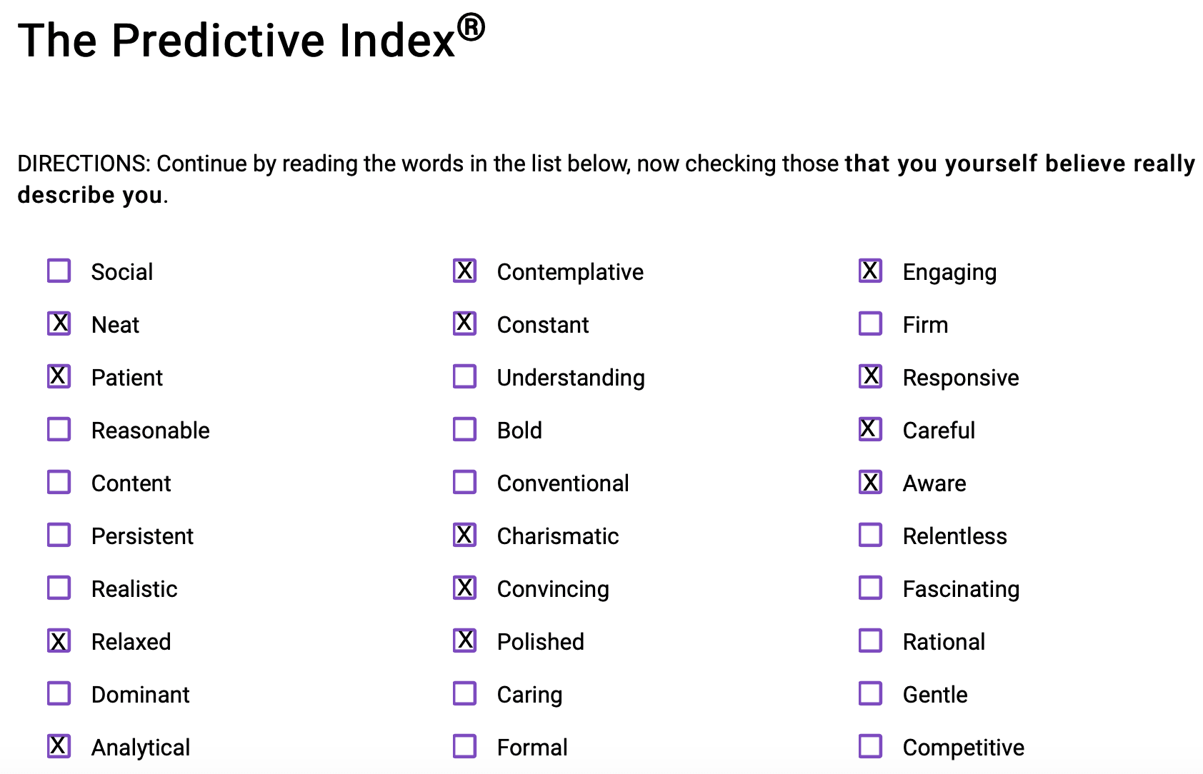 The PI Behavioral Assessment Test For Employment - The Predictive Index