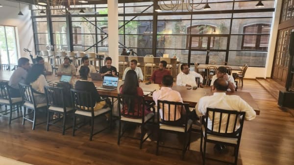 Pubudu Wanigasekara at TV Derana Head Office
