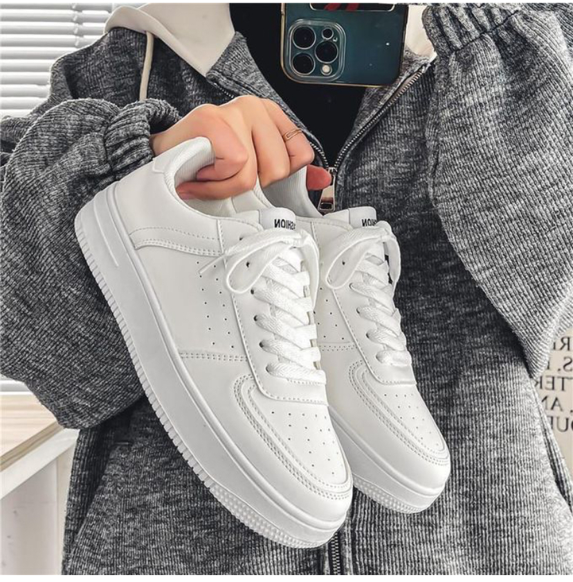 Men's Classic Casual Board Shoes - White