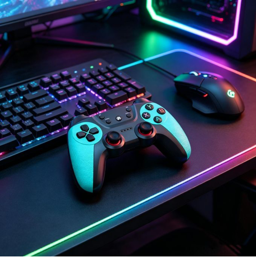 1PC 2.4G Wireless Bluetooth Gamepad