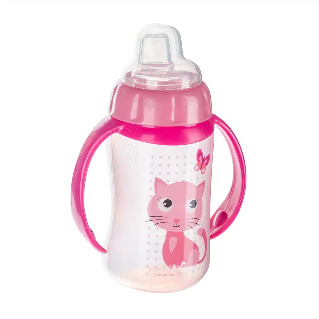 Tasse-à-anses-happy-animals-56-512 Rose-320ml-canpol-2
