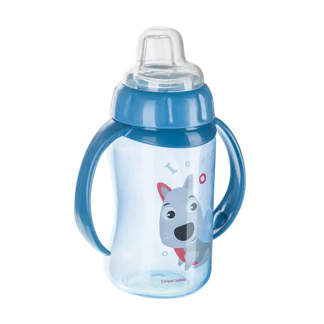 Tasse-à-anses-happy-animals-56-512 Bleu-320ml-canpol-2