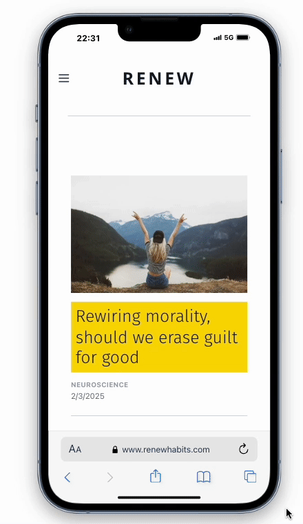 Renew Interface