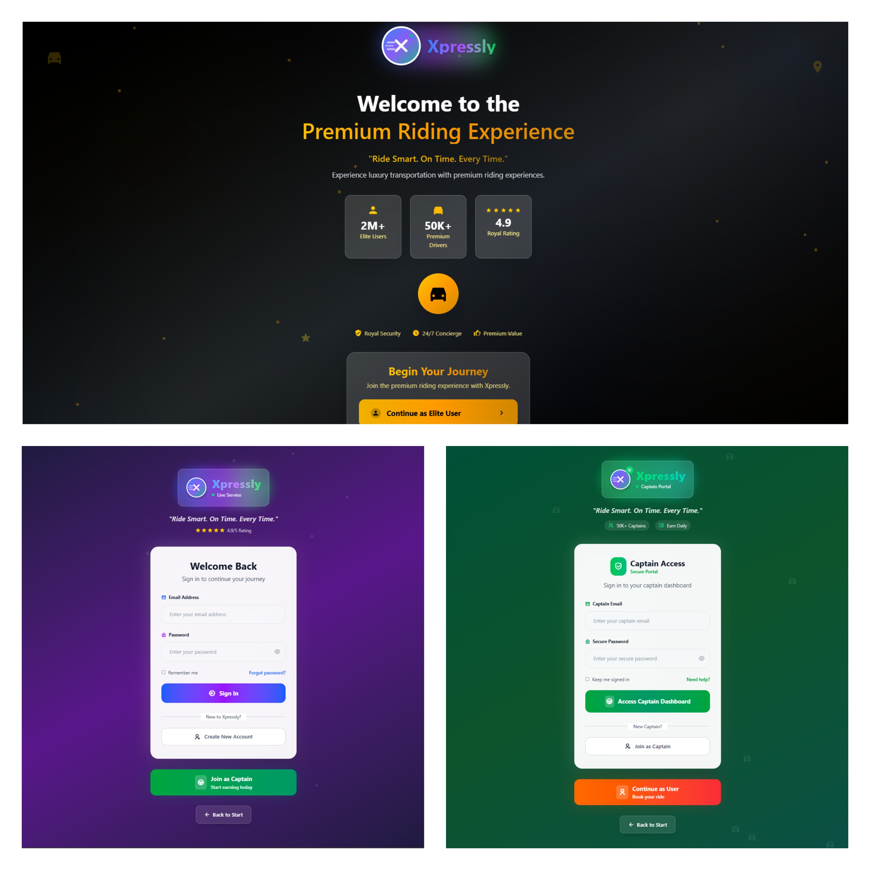 Xpressly – Ride-Booking 🚖 Platform Banner