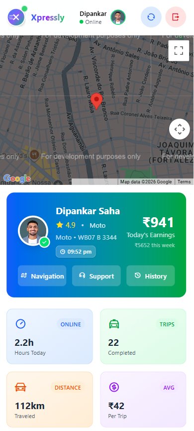 Xpressly – Ride-Booking 🚖 Platform Image 5