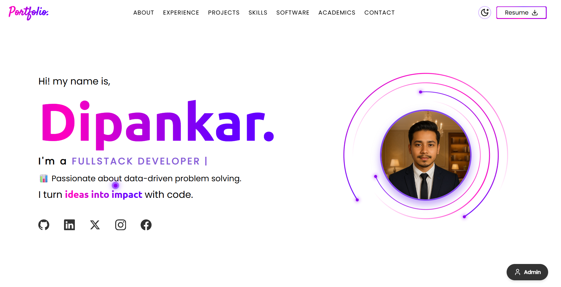 Personal Portfolio 🌐 Image 3