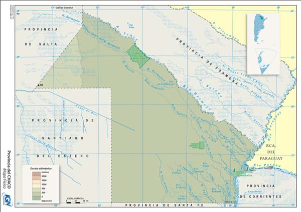 Vista previa: Mapas de la Provincia del Chaco