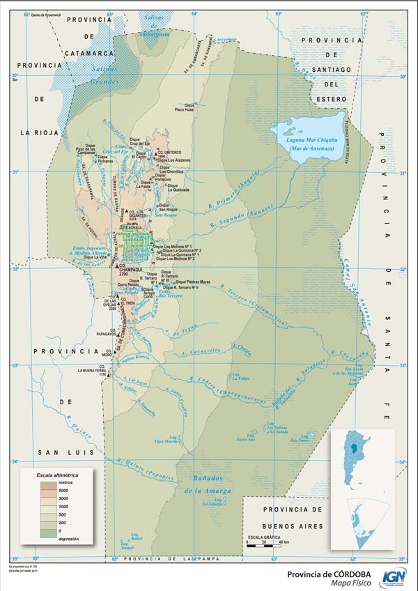 Vista previa: Mapas de la Provincia de Córdoba