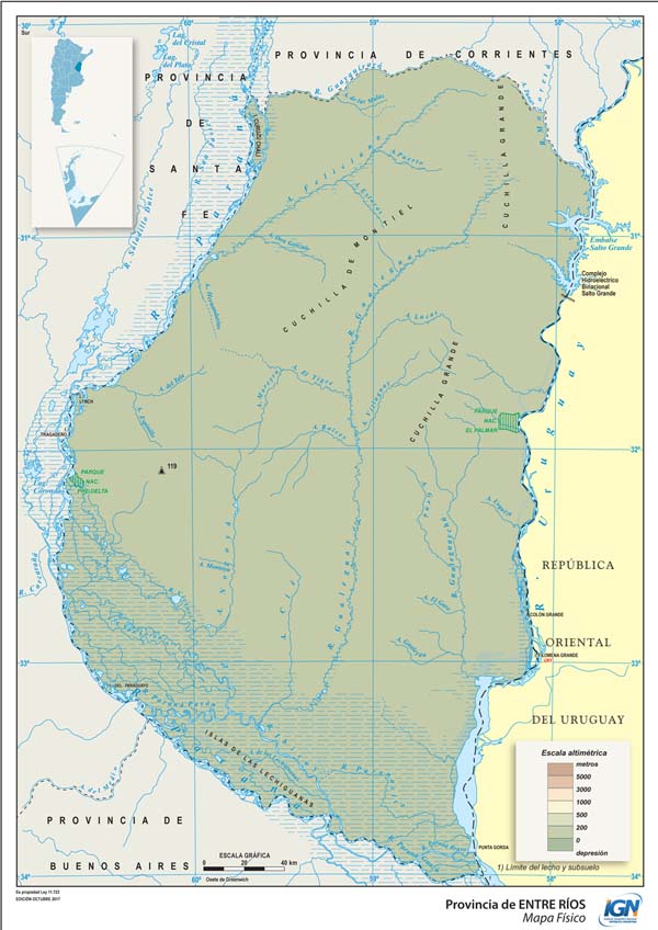 Vista previa: Mapas de la Provincia de Entre Ríos