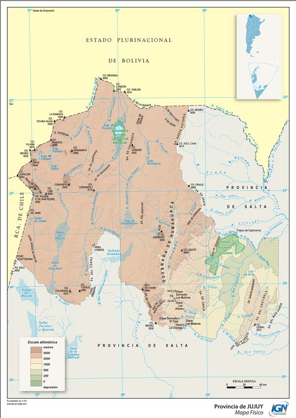 Vista previa: Mapas de la Provincia de Jujuy