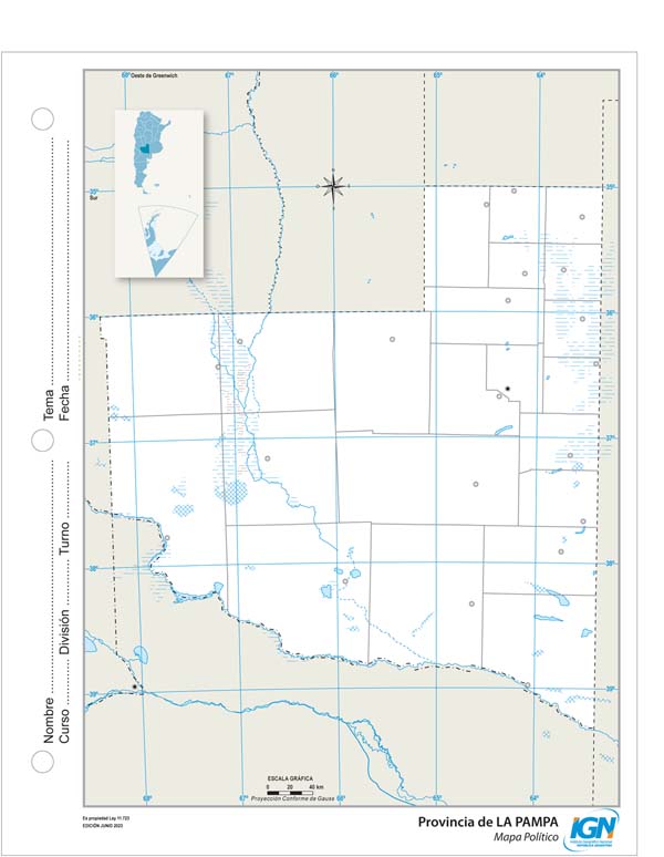 Vista previa: Mapas de la Provincia de La Pampa