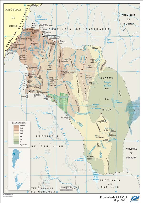 Vista previa: Mapas de la Provincia de La Rioja