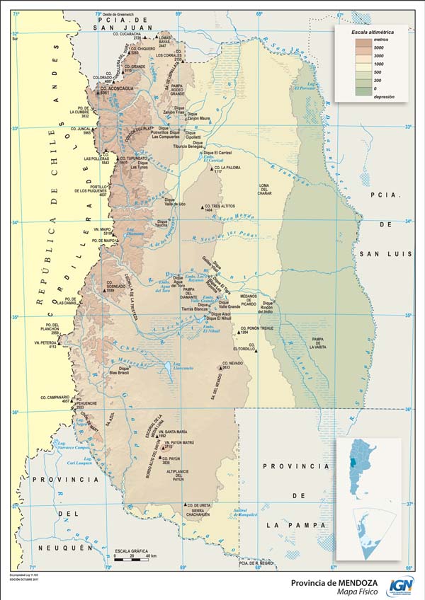 Vista previa: Mapas de la Provincia de Mendoza