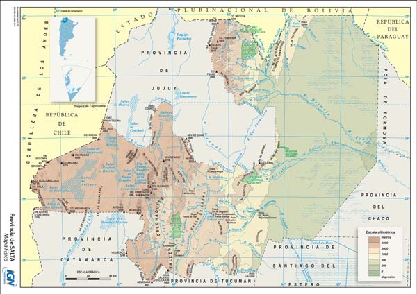 Vista previa: Mapas de la Provincia de Salta
