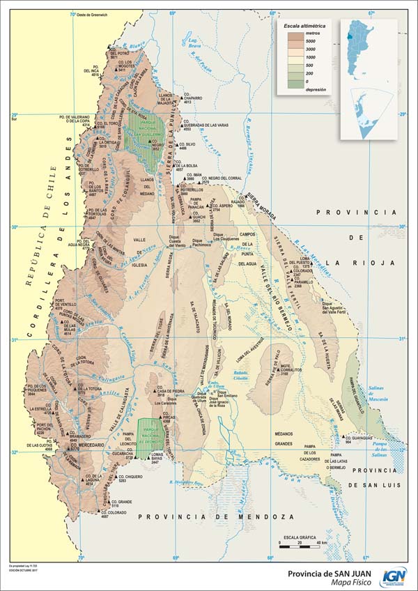 Vista previa: Mapas de la Provincia de San Juan