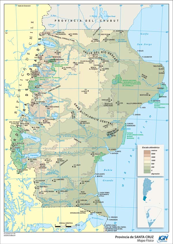 Vista previa: Mapas de la Provincia de Santa Cruz