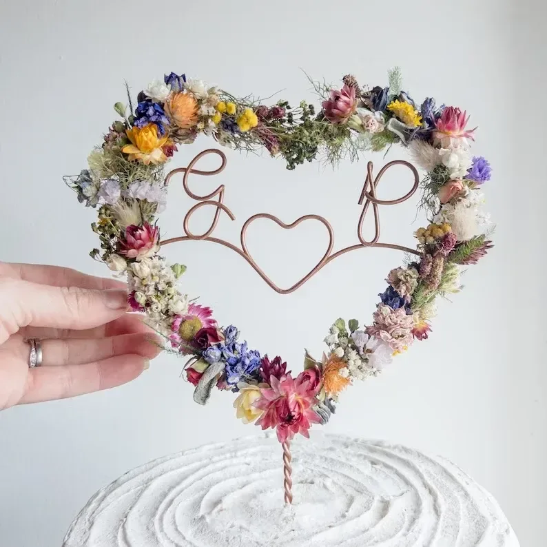 Wildblumen Cake Topper Jodiesimoneuk