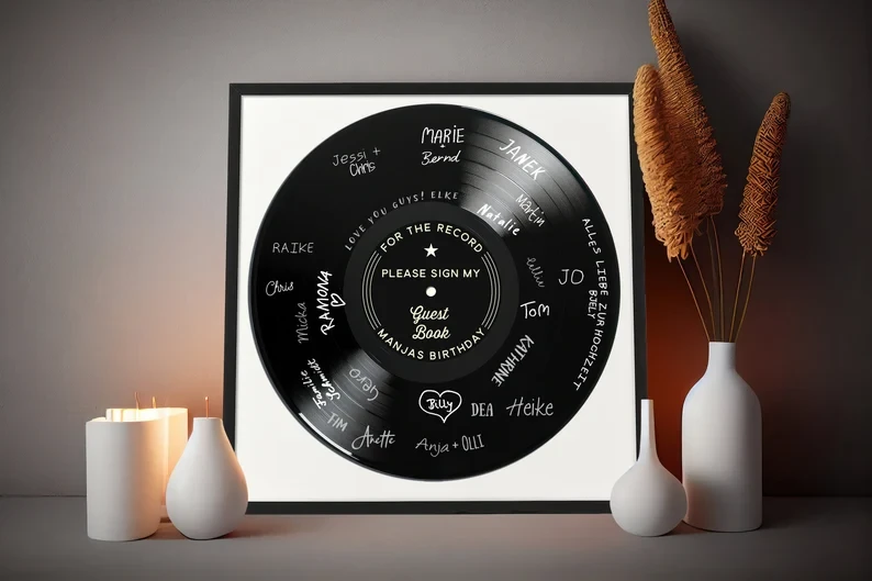 Schallplatten Gästebuch - phonoboy