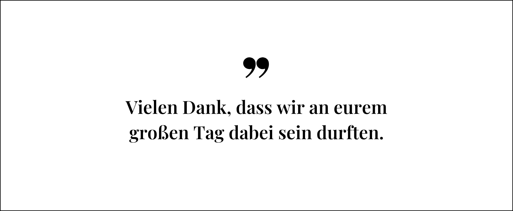 Persönliche Hochzeitsglückwünsche Beispiel