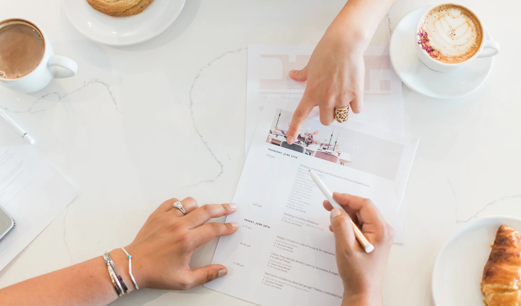 Tagesablauf Hochzeit