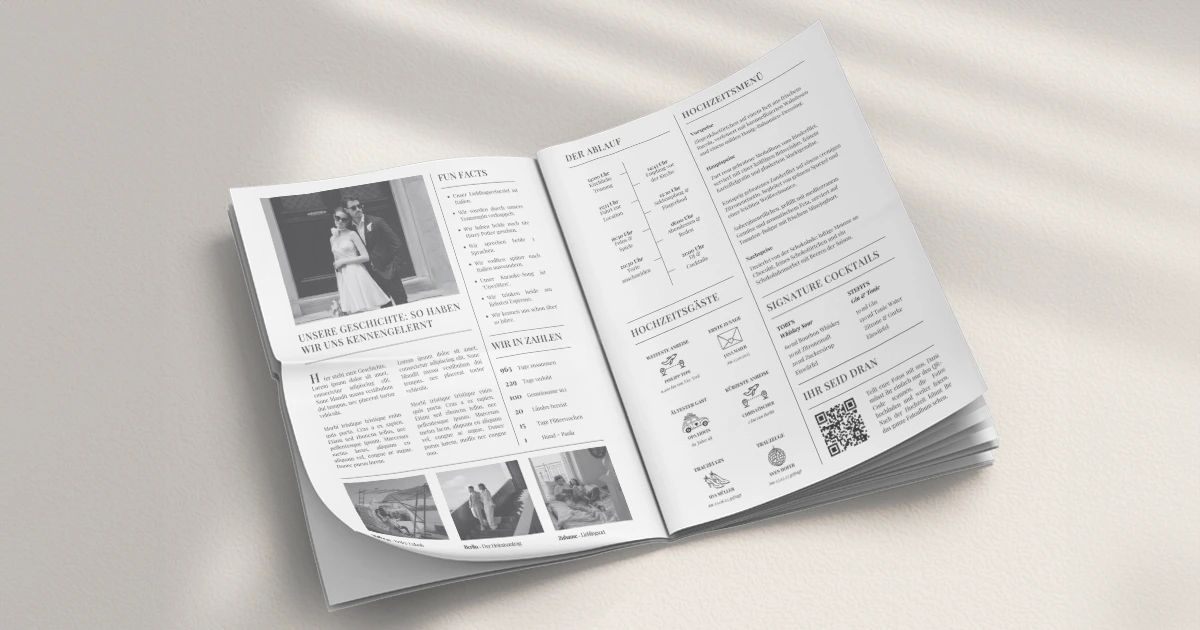 Hochzeitszeitung von Hochzeitsmodus