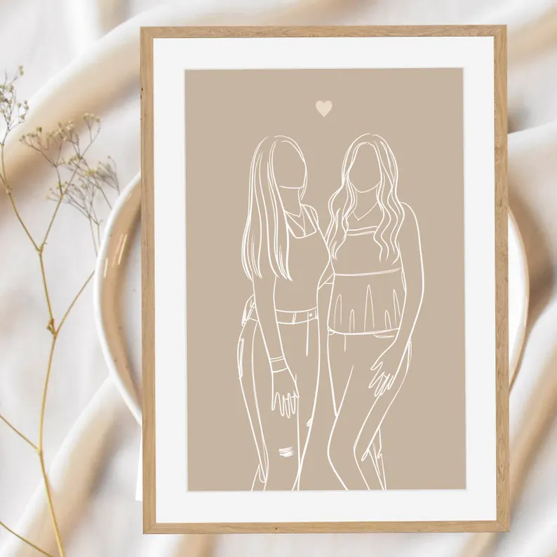 Handgezeichnetes Bild - CustomArtNCraft