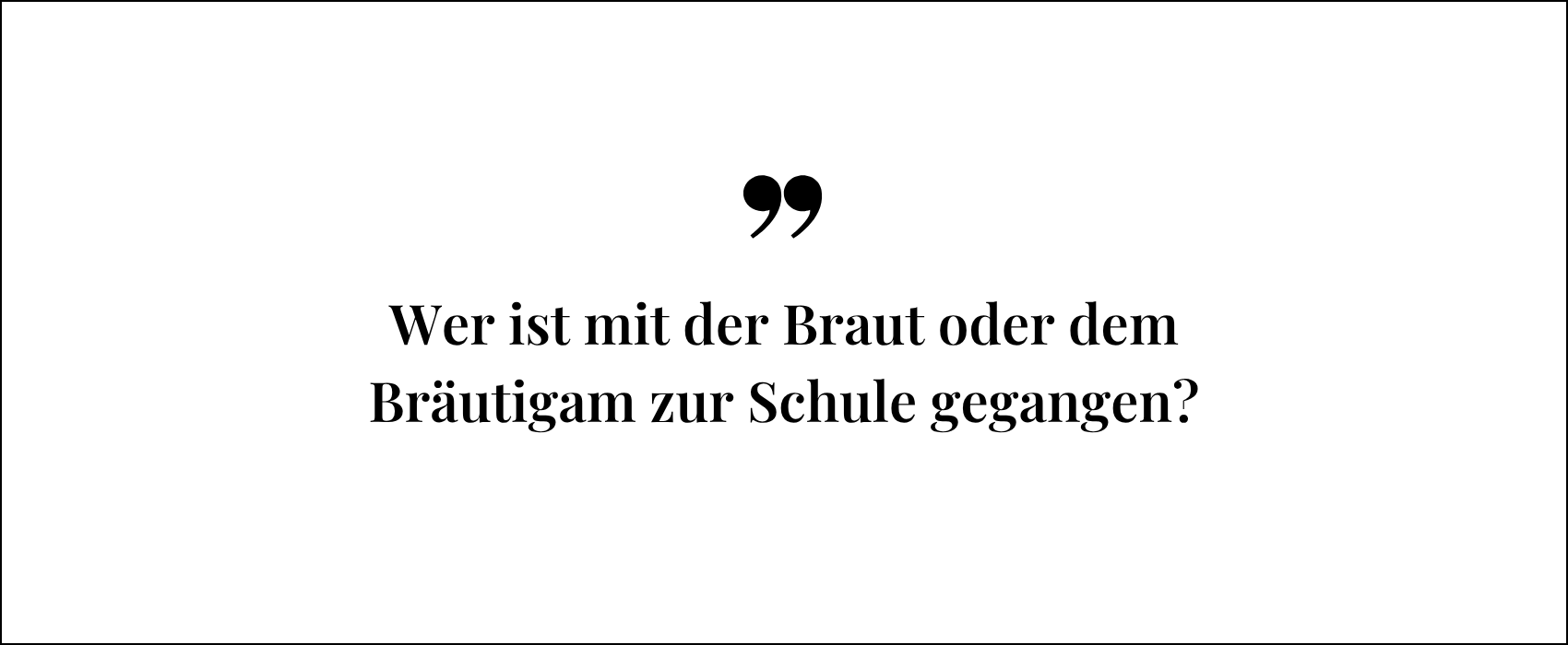 Wie gut kennt ihr eure Gäste - Beispielfrage 25
