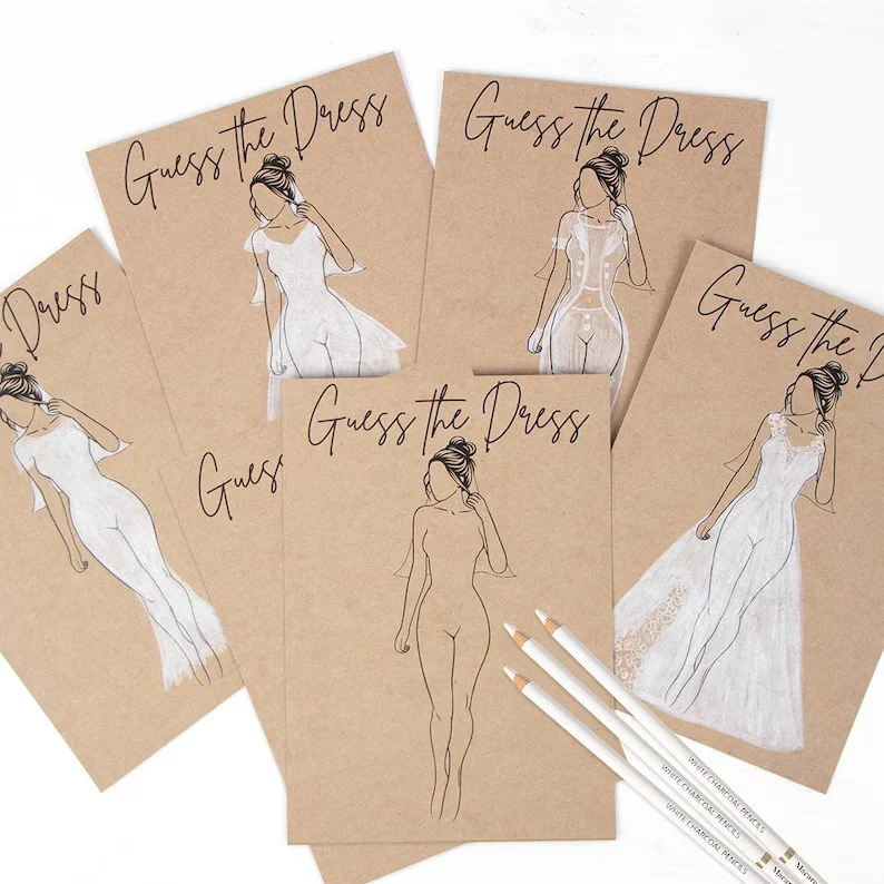 Errate das Brautkleid