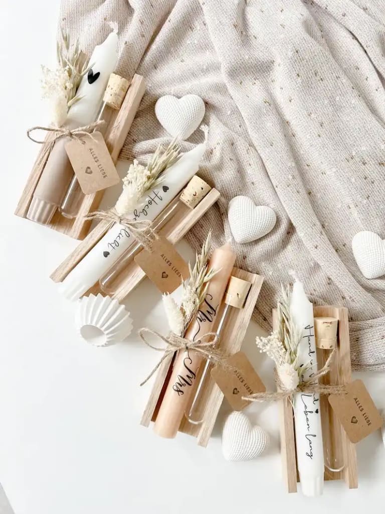 Kerze mit Spruch - MissWildhorse