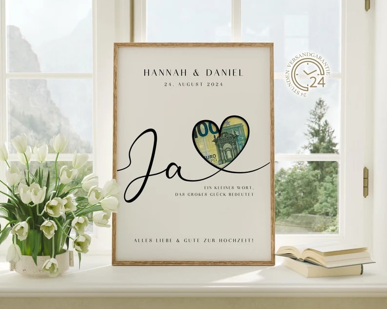 Ja! Hochzeitsposter - BildschoenAT