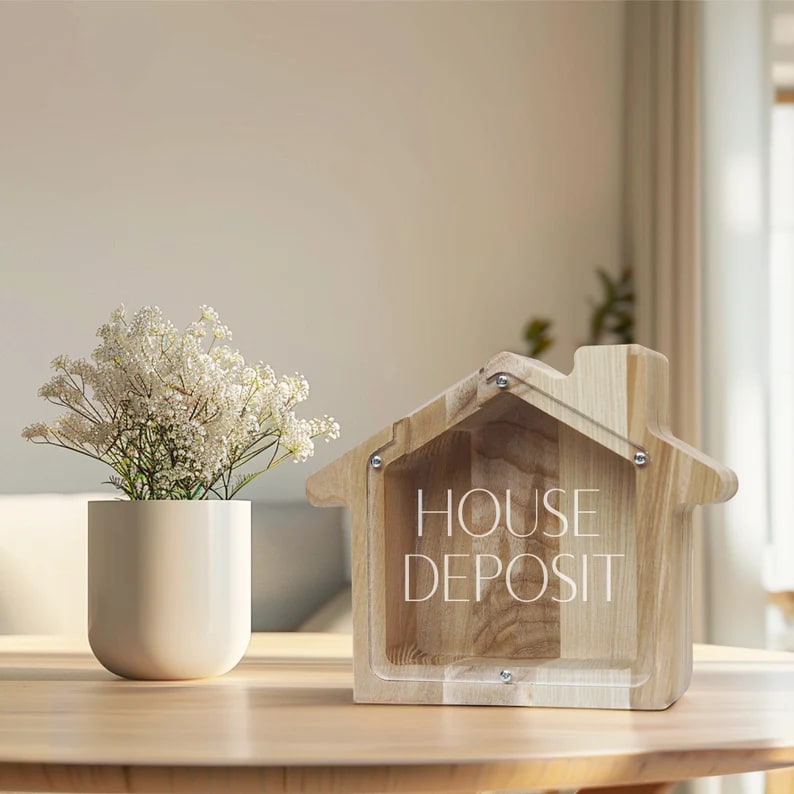 Sparschwein in Hausform - PromiDesign