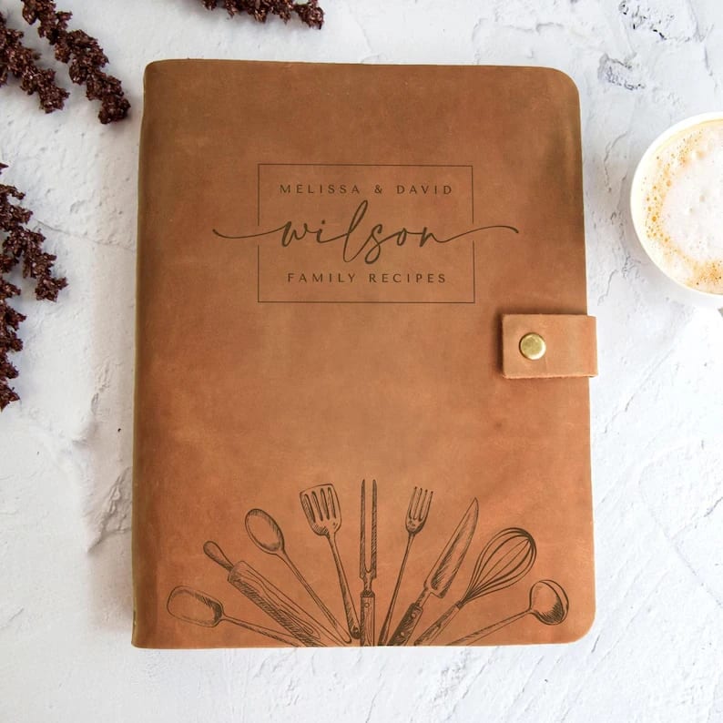 Rezept Gästebuch - MalinaLeatherCrafts