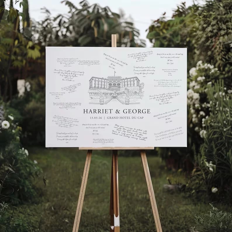 Gästebuch mit Location - TheFriendlyPaperCo