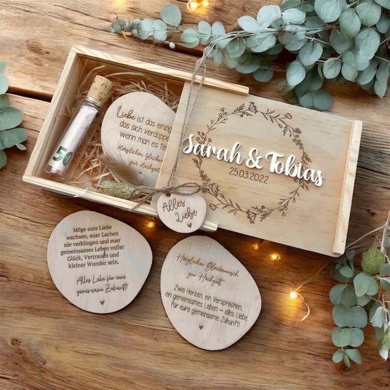 Personalisierte Holzbox - BorrmaennchenShop